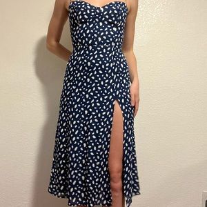 Reformation Juliette Ivory Dress